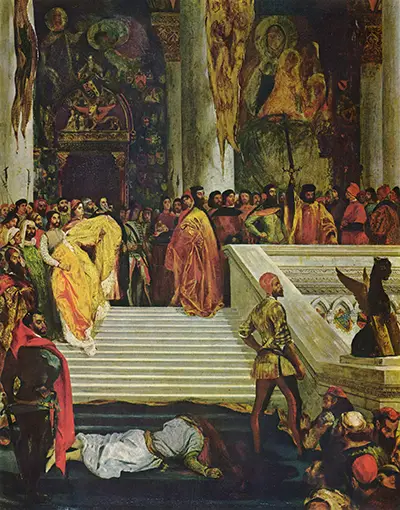 The Execution of the Doge Marino Faliero Eugene Delacroix